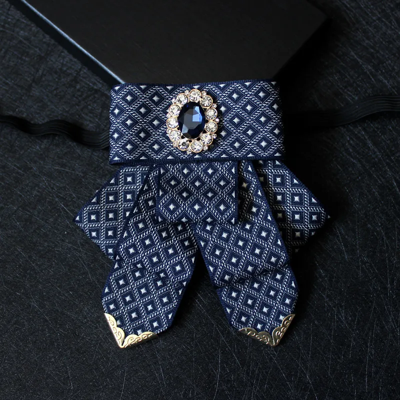 High Quality Handmade Men's Suit Shirt Bowties Gentleman Groomsman British Style Neck Bow Tie for Wedding Gifts Men Accessories - Цвет: 19
