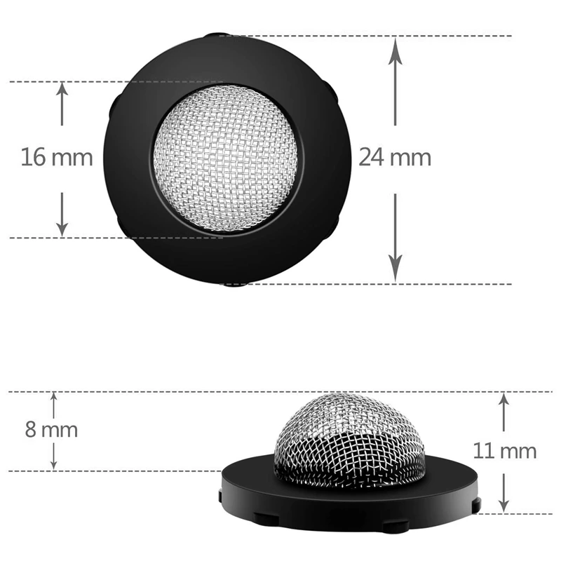 

80 Pieces Stainless Steel Filter Hose Washers Inlet Hose Washer Screen for Garden Hose and Washing Machine Connector
