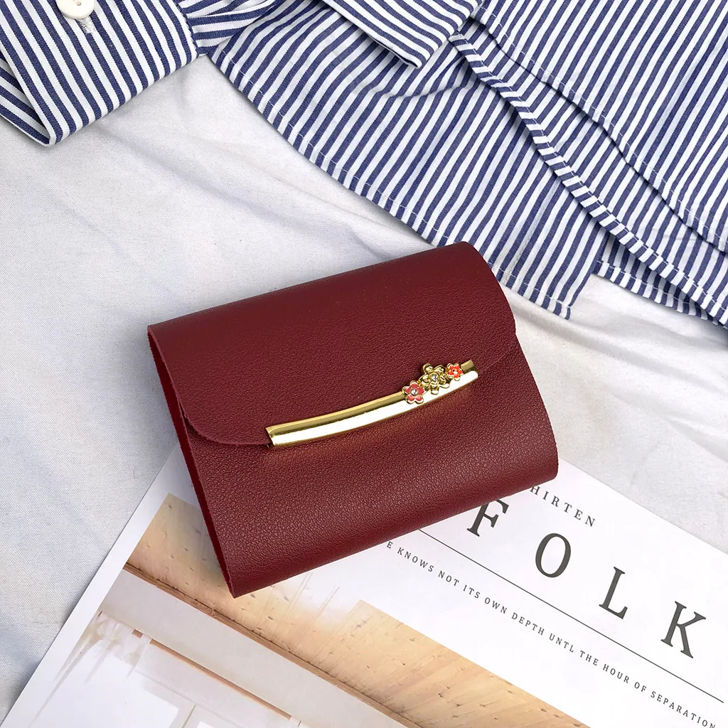 MAIOUMY purse women bag Short Wallets Mini Money Purses Small travel purse women Fold Coin Purse wallet purse women Card Holder