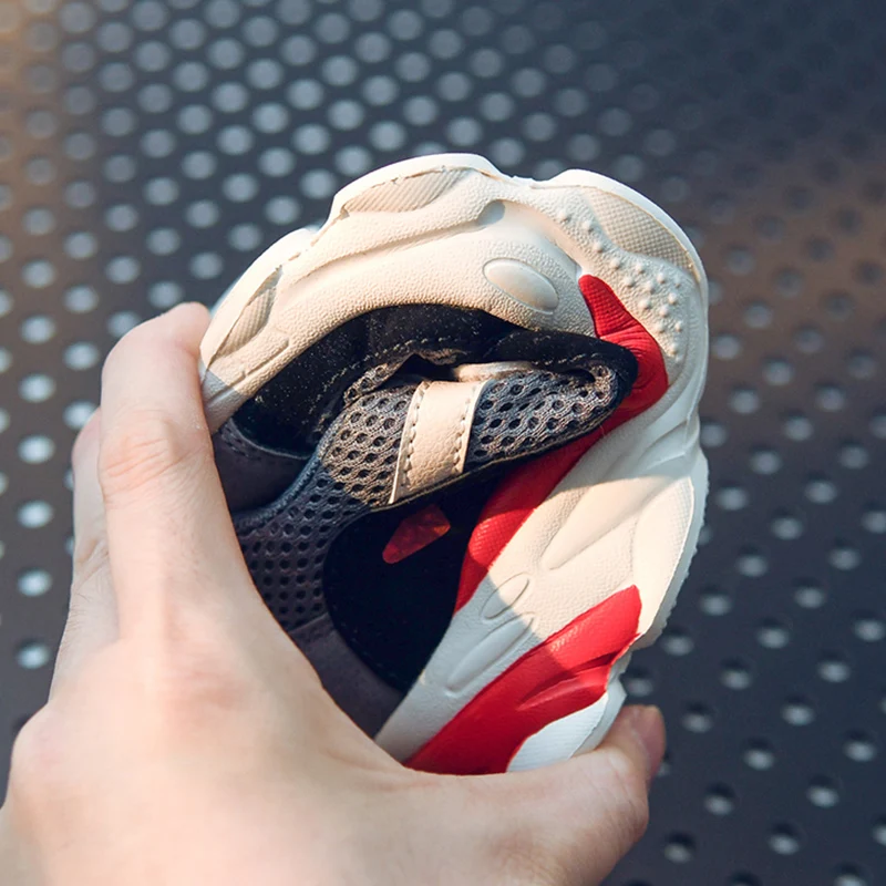 HOBIBEAR 2020 New Boys Sneakers Breathable Casual Sneakers Boys Young Non-Slip Children Shoes Boys Designer Teenager Sport Shoes