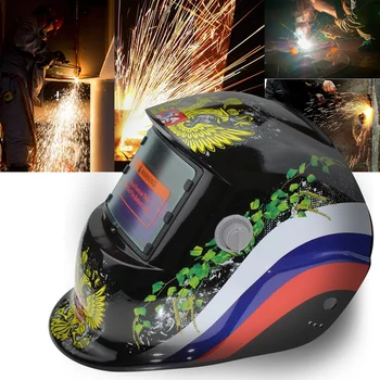 

New Pro Solar Welder Mask Auto-Darkening Welding Helmet Pattern Double Eagle