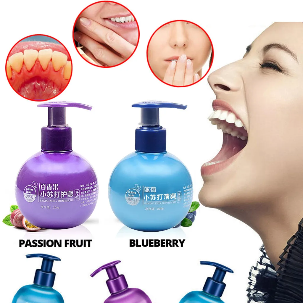 

220g Toothpaste Baking Soda Remove Stain Whitening Toothpaste Fight Gums Toothpaste New Zealand Toothpaste Fruit Flavor