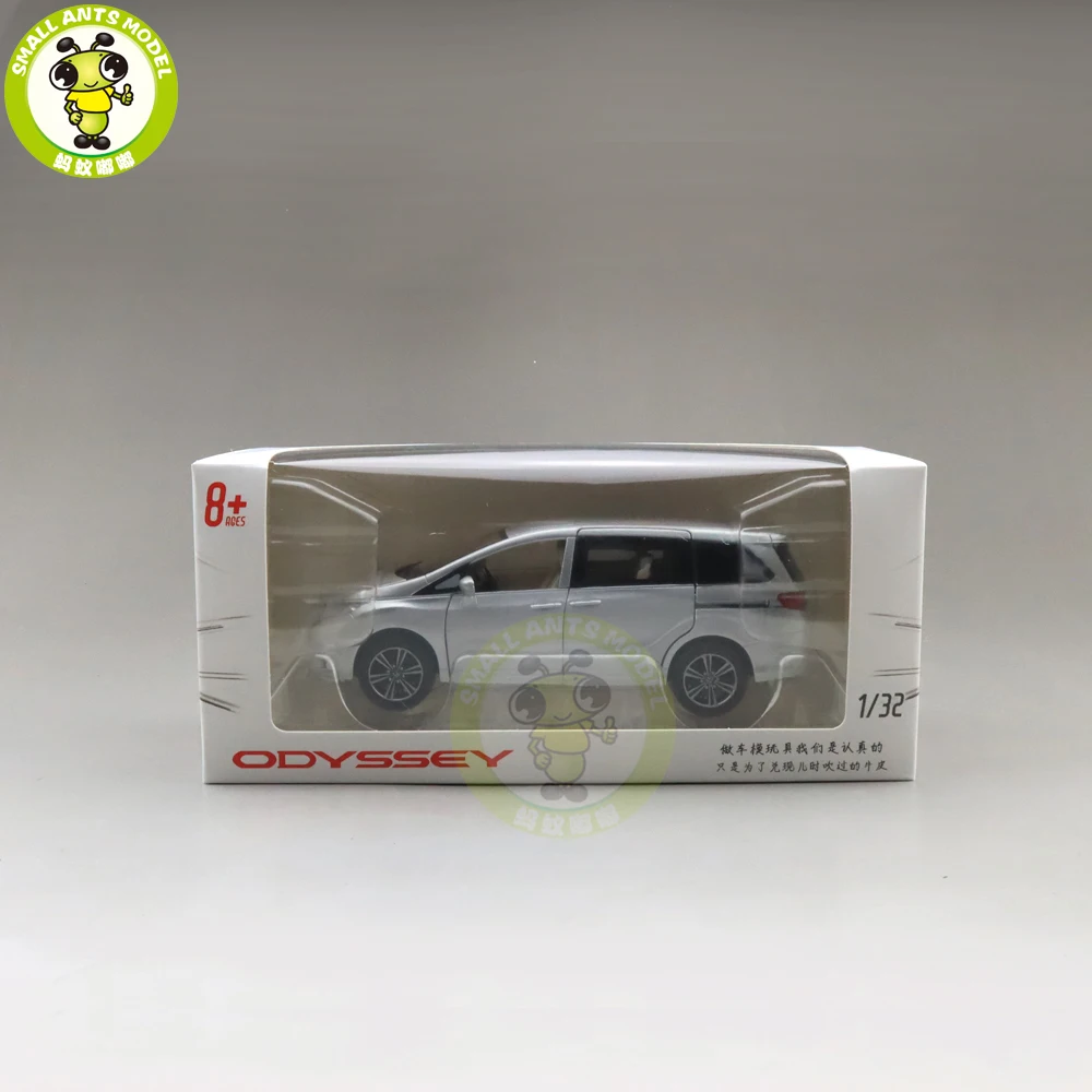 1/32 JACKIEKIM Odyssey MPV литая модель автомобиля игрушки для детей Подарки для мальчиков девочек - Цвет: Silver(with box)