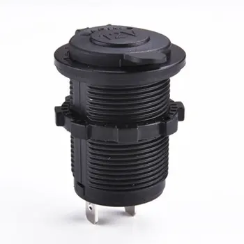 

Universal 12V Automobile Motorcycle Pedestal Car Boat Motorbike Cigarette Lighter Socket Plug Outlet Waterproof