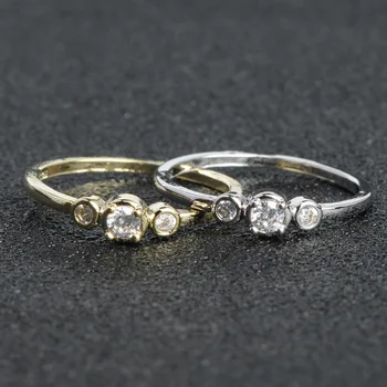 

Unique Fashion Gold Color Ring Lady Personalized Simple Jewelry To Send Girlfriend Exquisite Romantic Jewelry Gift Free Shipping