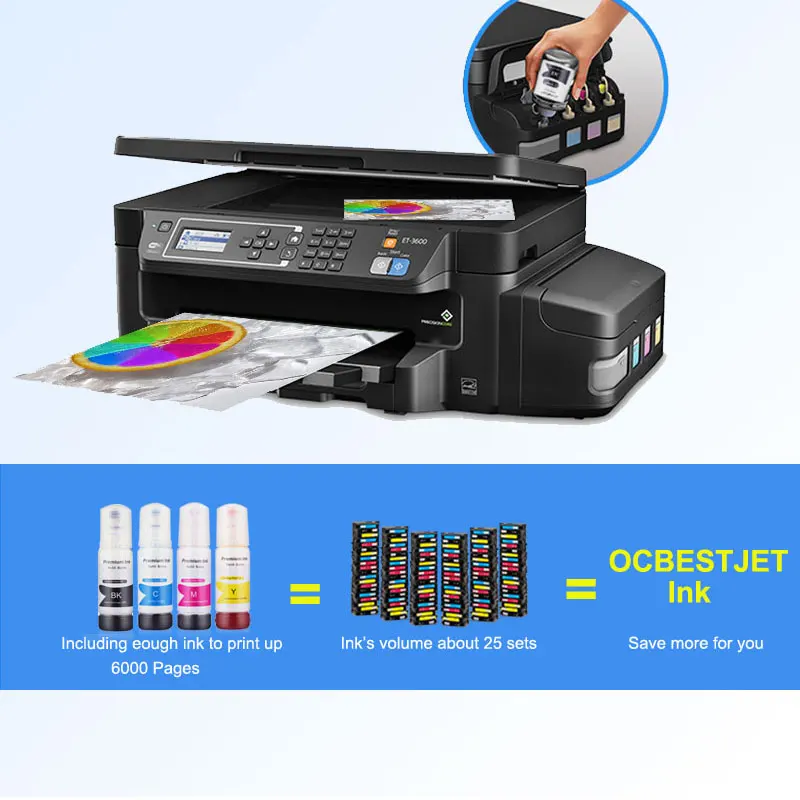 104 522 Refill Dye Ink For Epson Ecotank Et-2710 Et-2711 Et-2712 Et-2714  Et-2715 Et-2720 Et-2726 Et-4700 Inkjet Eco Tank Printer - Ink Refill Kits -  AliExpress