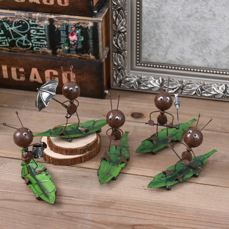 Креативный милый маленький муравей для дома гостиной ТВ кабинета настольные