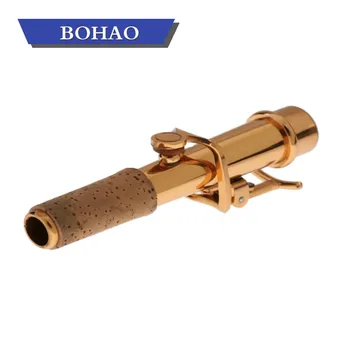 

Brass Soprano Saxophone Neck Woodwind Instrument Accessory DIY Golden
