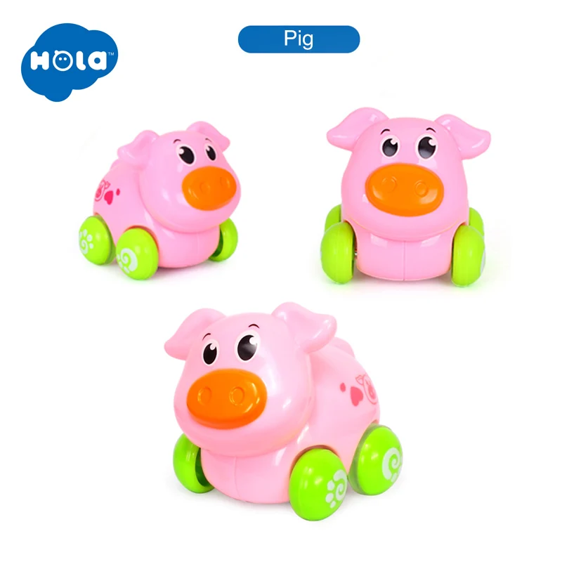 HOLA 376 1 шт. детские развивающие игрушки экшн Brinquedos фрикционные детские игрушки в виде животных подарки - Цвет: Фиолетовый