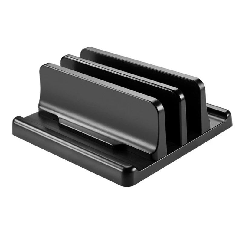 Vertical Laptop Stand Durable Plastic Dual Laptop Holder with Adjustable Dock at Rs 2605.92