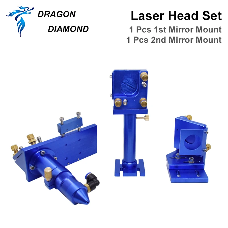 Набор голубых лазерных головок Dragon Diamond CO2/зеркальные и фокусные линзы Встроенный