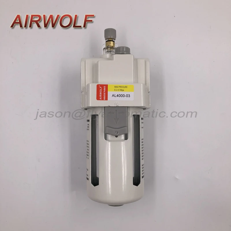 AIRWOLF источник очистки воздуха блок пневматический лубрикатор AL4000-03 3/8 дюймов AL4000-04 1/2 дюймов smc тип водяного масла лубрикатор воздуха