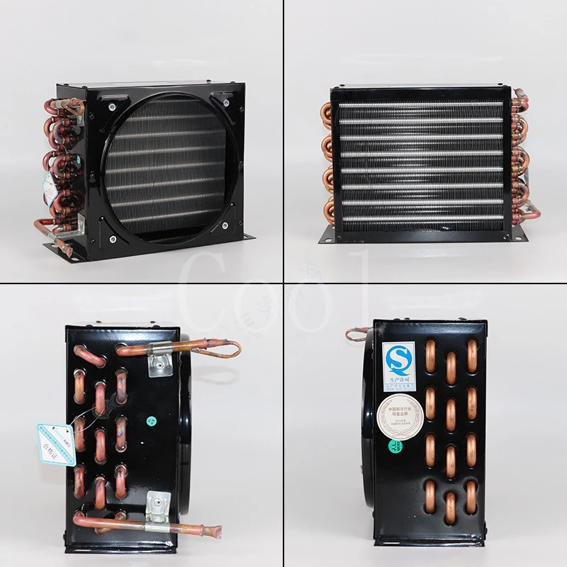 Keweili freezer refrigerator condenser copper tube aluminum fin air-cooled water-cooled cold storage unit 1/2HP FNA 1.0/4.4