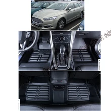 Lsrtw2017 кожаные автомобильные коврики ковер для Ford Mondeo Mk 5 fusion коврик аксессуары для интерьера