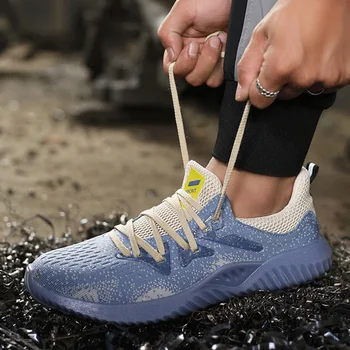 

Anti-puncture Work Safety Boot Steel Toe Cap Safety Shoes Work Sneakers Men Boots Light Work Shoes Male Indestructible Shoes