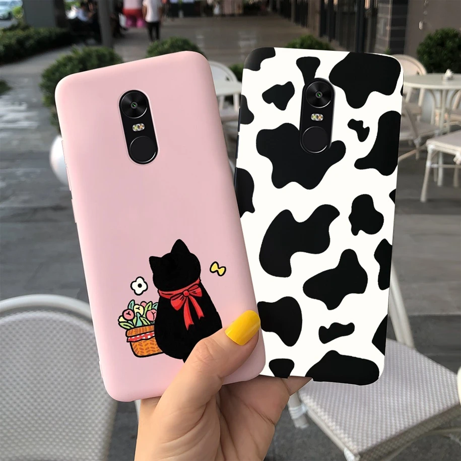 Funda silicona con dibujos animados para Xiaomi Redmi Note 4 y 4X, carcasa trasera suave y delgada, a de golpes, para Xiaomi Note 4 y 4X|Fundas antigolpes para teléfono| -