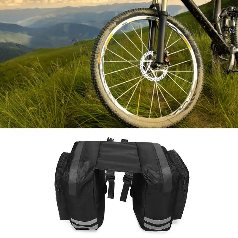 MTB Горный велосипедная сумка двухсторонняя Сумка на багажник заднее сиденье сумка для багажника сумка Аксессуары для велосипеда
