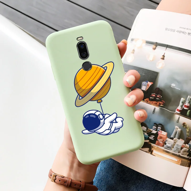 Cases For Meizu Astronaut TPU Soft Shell For Meizu X8 Case Personality Tide Shell For MEIZU X8 Case Silicone Edging Matte Phone For MEIZU meizu phone case with stones Cases For Meizu