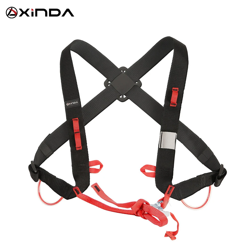 Xinda Camping Ascending Decive Shoulder Girdles Adjustable Srt Chest Safety Belt Harnesses Rock