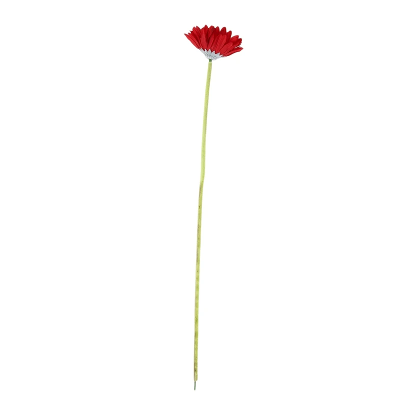 5 шт. искусственных цветов Gerbera Gaensebluemchen Red