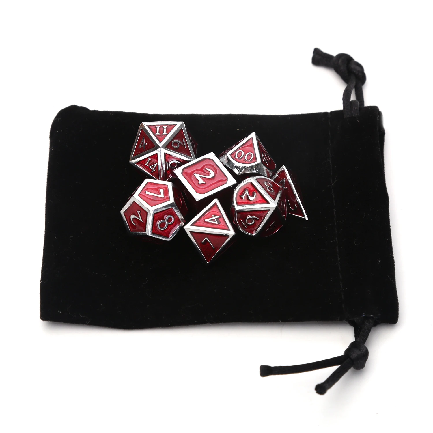Chengshuo rpg dice dungeons and dragons table games sales promotion polyhedral metal dices Zinc alloy Numerical combination dice