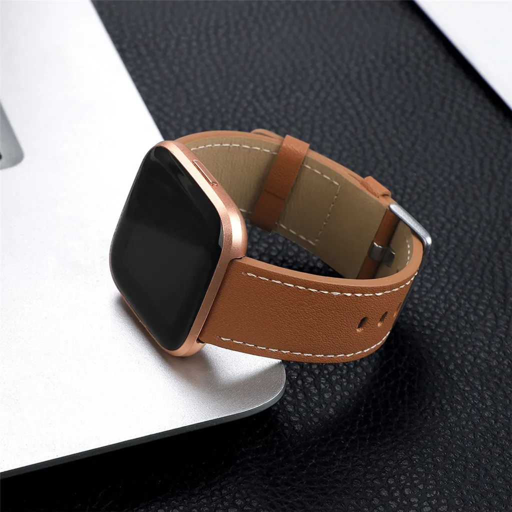 Ouhaobin сменный ремешок для часов для Fitbit versa 2 кожаный ремешок для наручных часов браслет ремень для Fitbit Versa 2 ремешок 1112#2