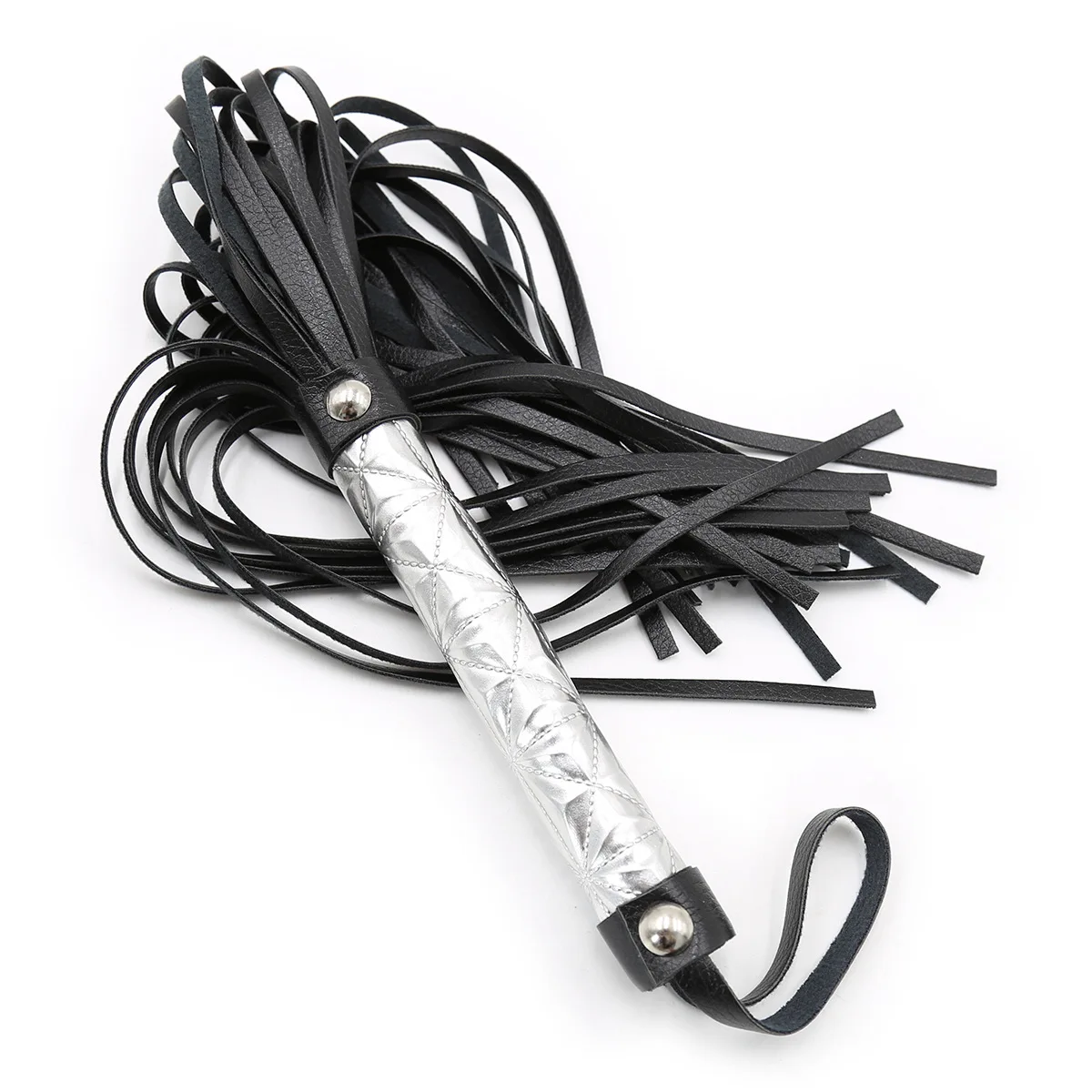Товары для взрослых, SM Whip Bound, кожаная Серебряная ручка, Whip, женский аппарат, реквизит для сцены