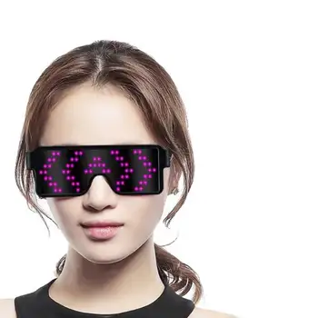 

Multifunction Cool LED Glasses Nightclub Party Fashion Flashing Sunglasses Bright LED Light Up Luminous Party Decorative