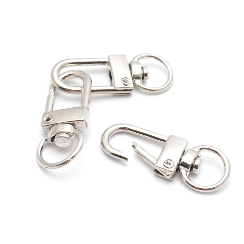 Shipping-2Pcs несварная кожаная сумка металлические поделки DIY застежка-карабин зажим 34*13 мм Соединительная пряжка