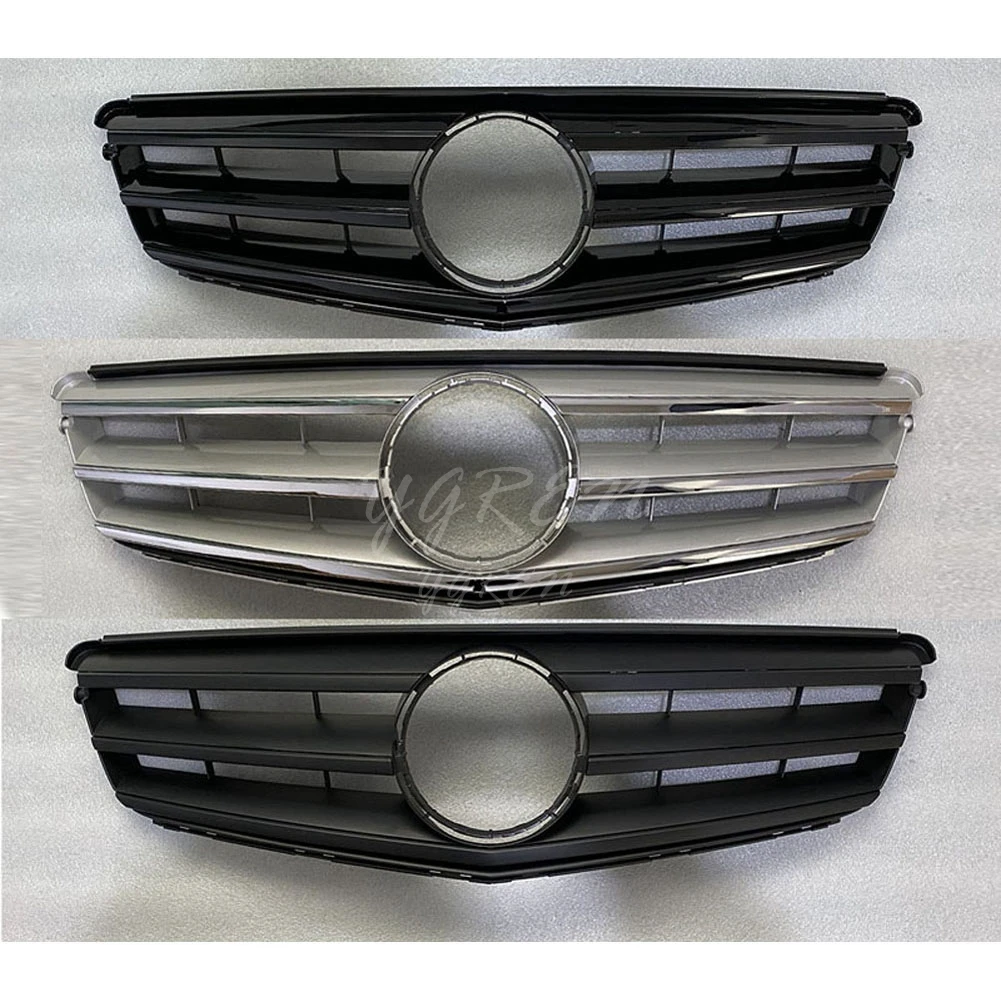 

Front Grille fit for Mercedes C-Class W204 C63 C180 2008-2014 Silver AMG BLACK SILVER