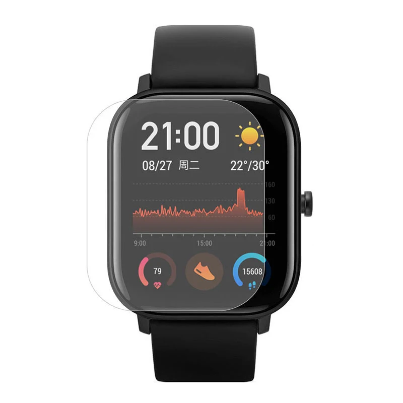 1/2/5 шт Защитная пленка для смарт-браслета Amazfit GTS серии смарт-часы браслет полный Экран протектор гидрогель пленка не закаленное Стекло