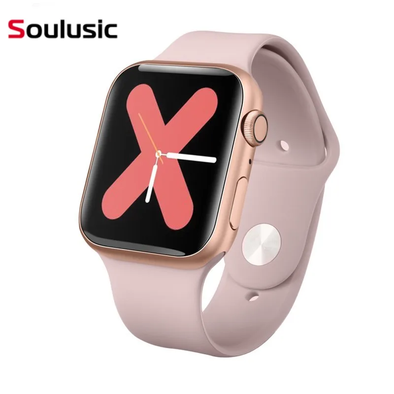 Умные часы Soulusic IWO 11, gps, Bluetooth, 1:1, умные часы, 44 мм, чехол для Apple iOS, Android, пульсометр, кровяное давление IWO 10, обновление