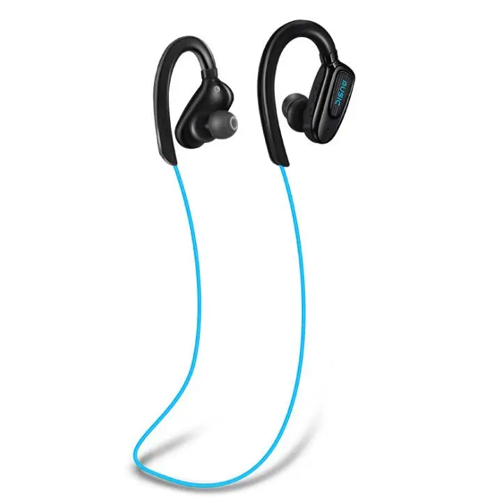 Bluetooth Earphone S5 4.1 Sport Running In-Ear Wireless Earphones Headset with Mic Waterproof Stereo For xiaomi iPhone Mobile - Цвет: Синий
