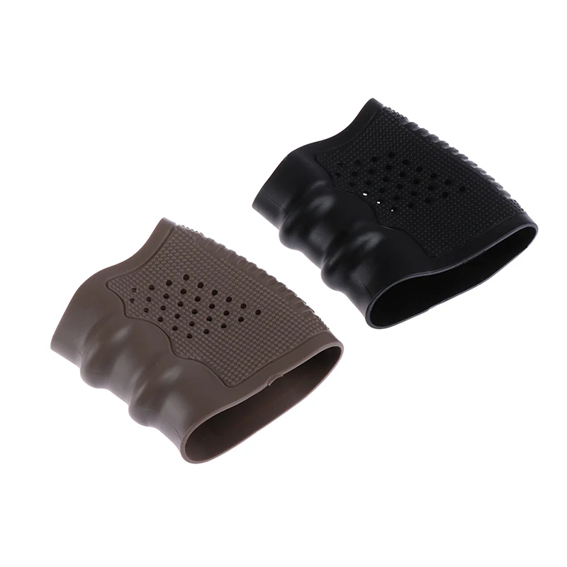 Tactical Pistol Handgun Rubber Military Accessory Sleeve Anti Slip Airsoft shooting Hunting Black Gun Grip Glove Protect Cover