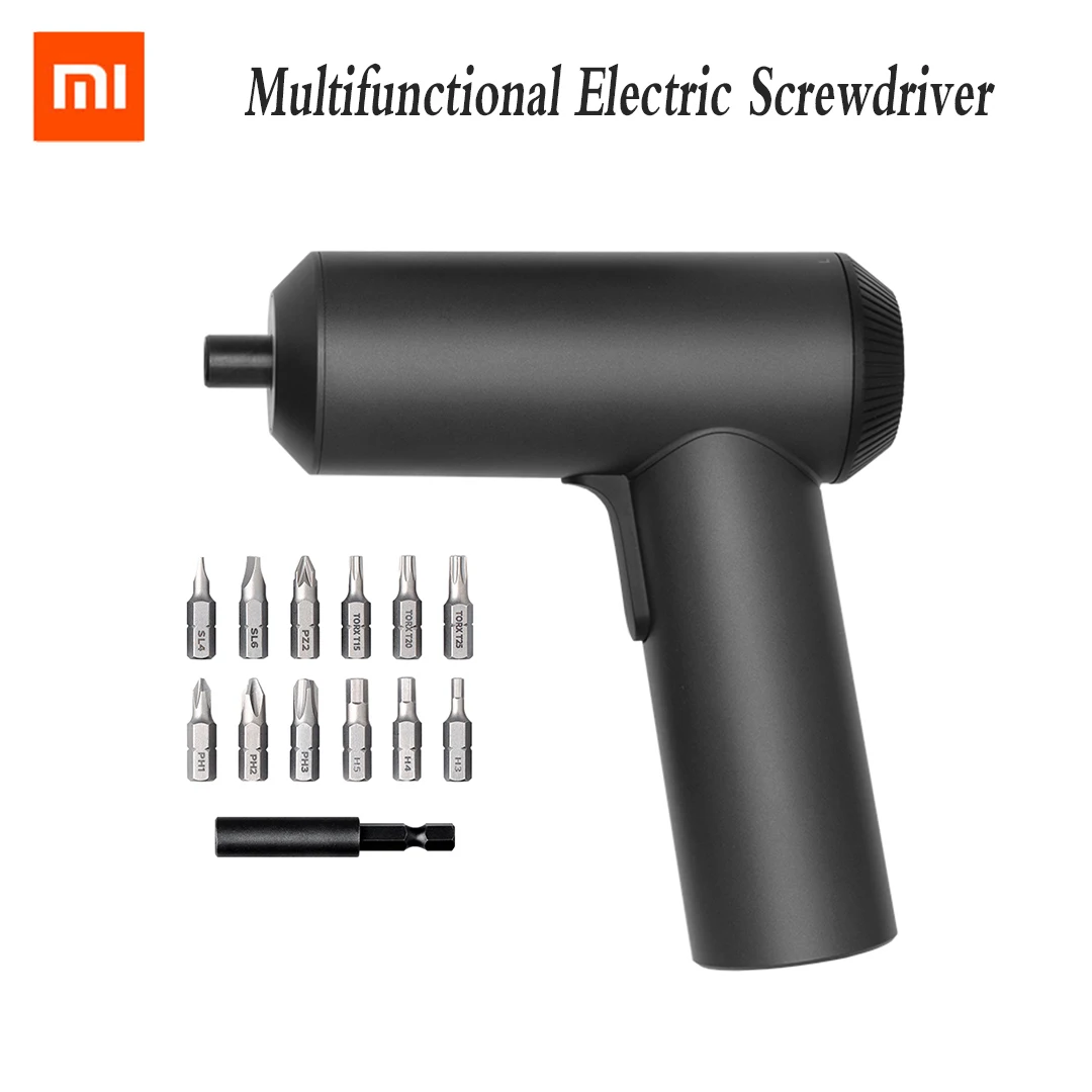 Xiaomi Mijia электрический шуруповерт 2000 мАч аккумулятор патент беспроводной дизайн 5Н. М крутящий момент беспроводной Перезаряжаемый шуруповерт