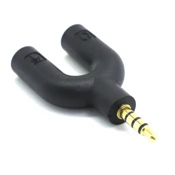 

Headphone Microphone Splitter 3.5mm Audio Splitter U Jack to Headphone Microphone 2 Way U Splitter Converter Adaptor