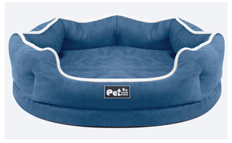 Four Seasons Pet Kennel Soft Velvet Pet Nest For Cats Dogs Washable Pet Dog Sleeping Mat Memory Cotton Dogs Sofa Bed Cats Nest (13)