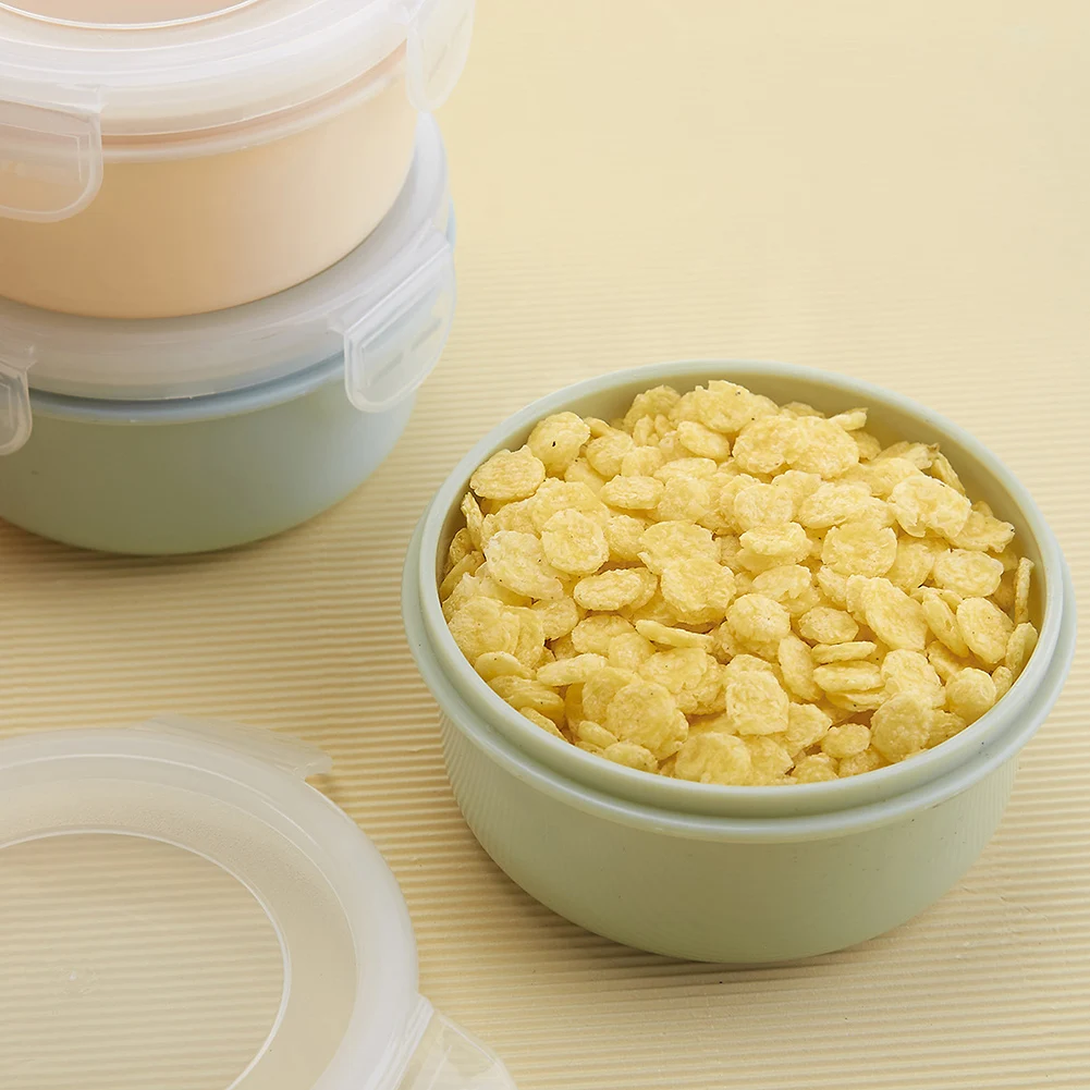 Прямоугольная круглая коробка для хранения продуктов, чай, зерно, специи, еда, зерно, пластиковая коробка для хранения для кухни, контейнер для холодильника