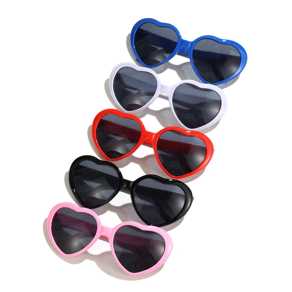 Amazing Love Heart Shaped Effects Glasses Party Rave Glasses Light Show Fireworks Refraction Change to Heart Shape Romantic Gift