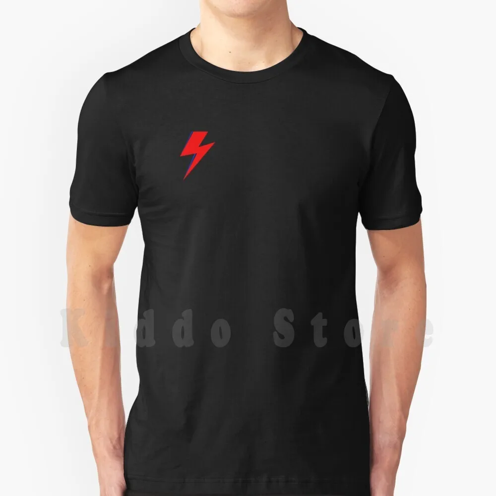 Ziggy Bolt T Shirt Cotone Uomo Stampa Fai Da Te Cool Tee Bowie Aladdin Sane Bolt Lightning Music Ziggy And Roll Cool Facemask Labrynth