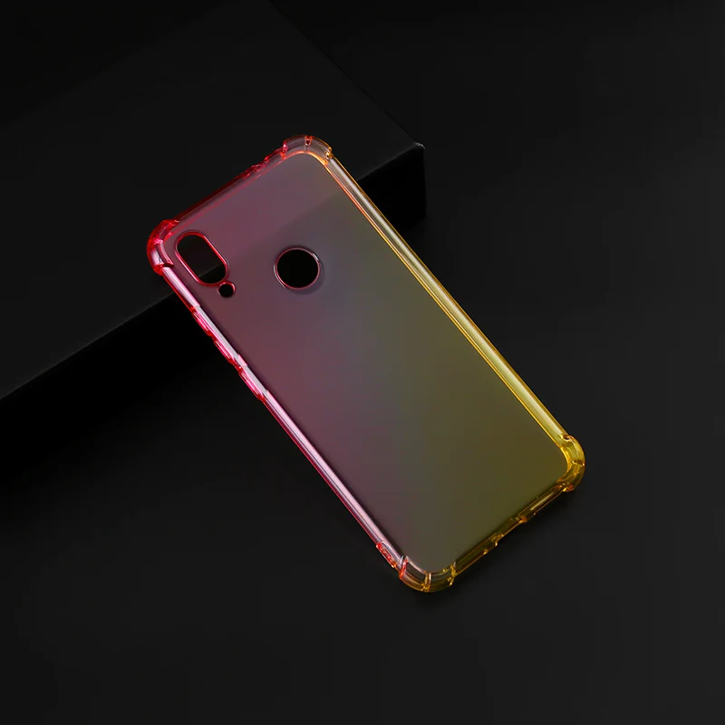 20 шт градиентный силиконовый чехол для ксаоми ксиоми ксяоми сяоми xiomi Xiaomi Redmi Note 7/Note 8 Pro/Note 5 чехол s Мягкий ТПУ противоударный чехол Чехлы tok husa kryt