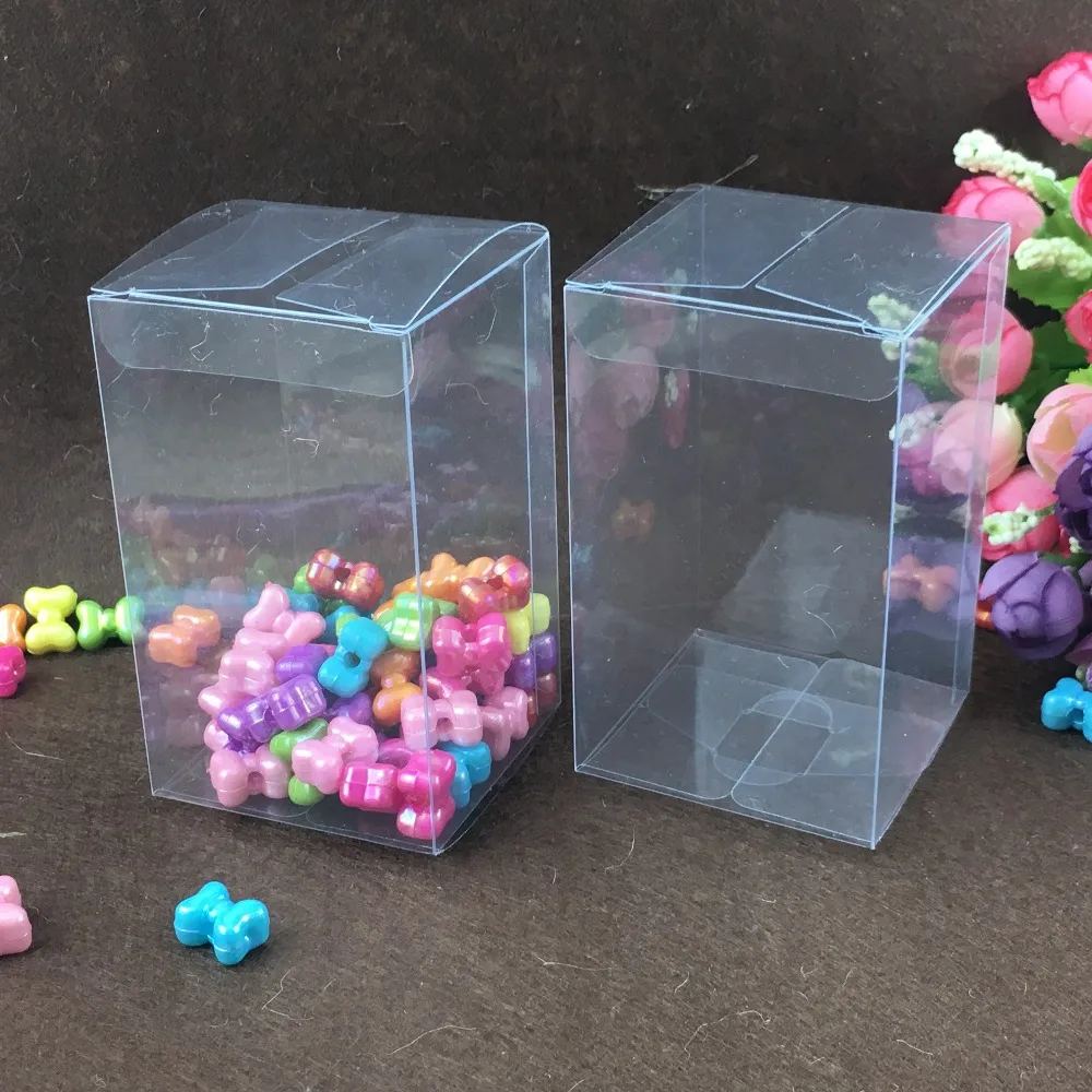 

30pcs 8*8*10cm clear plastic pvc box packing boxes for gifts/chocolate/candy/cosmetic/cake/crafts square transparent pvc Box