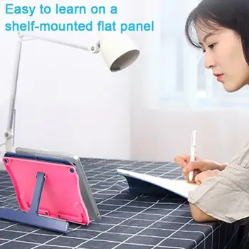 

Portable Bookend Stand Reading Book Stand Books Recipe Score Tablet For Music Holder Folding Recipe Organizer Shelf I1G6