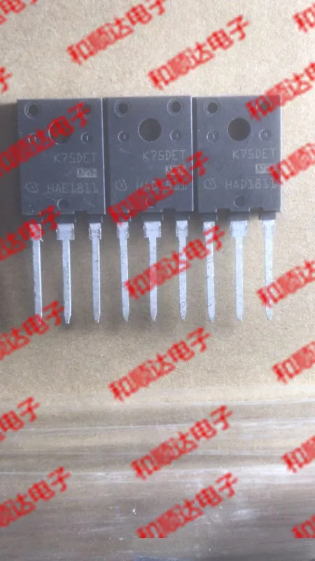 

5pcs/lot K75DET IKFW75N60ET TO-247 600V 75A