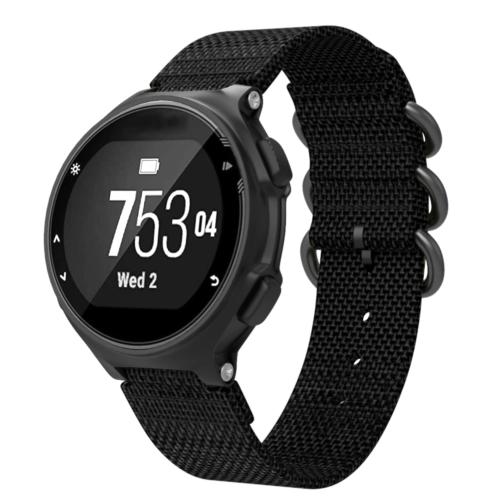 Нейлоновый ремешок для часов совместимый с Garmin Forerunner 735XT/220/230/235/620/630 нейлоновый