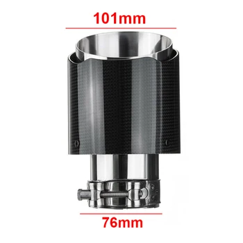 

Accessories Muffler pipe Exterior Glossy Black Replacement Car Exhaust