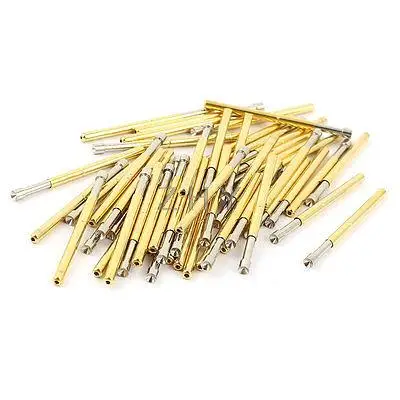 

50 Pieces P125-A2 2.5mm Concave Tip Spring PCB Testing Contact Probes Pin