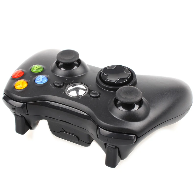 black Беспроводной геймпад контроллер для xbox 360 беспроводной контроллер джойстик игровой коврик для официальный Microsoft Win8 Win7 xbox игровой джойстик - Цвет: black