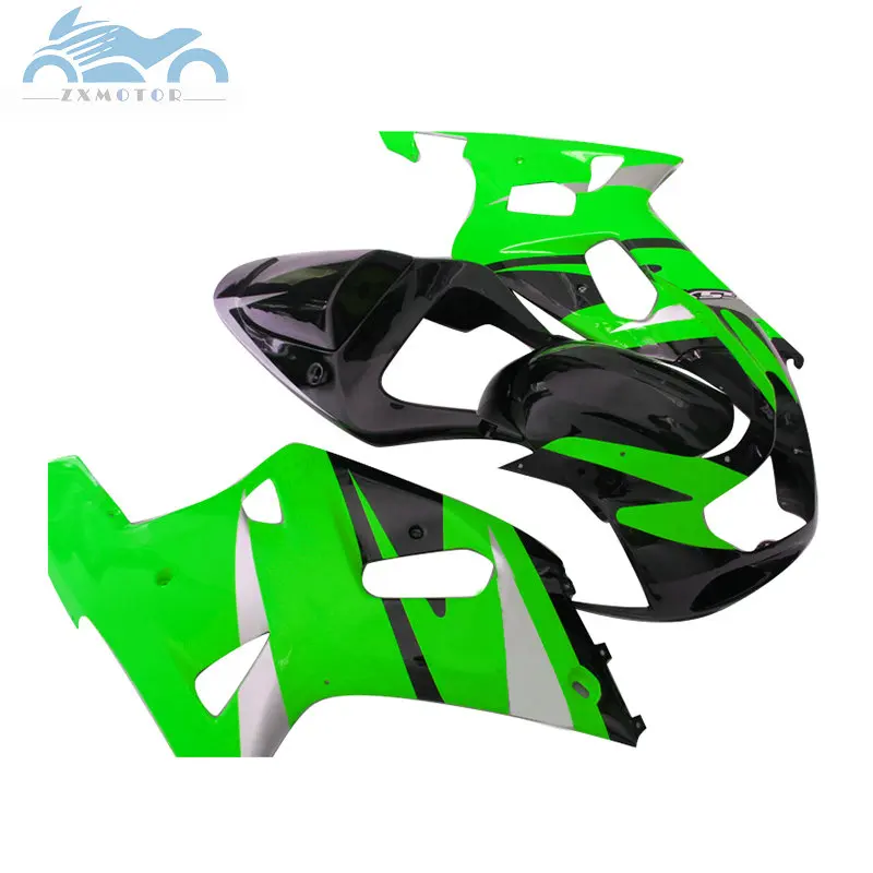 Тела Обтекатели для Suzuki GSXR600 GSXR750 2001-2003 мотоциклетная нательная защита ремонтный набор обтекателей 600 GSXR 750 01 02 03 желтого и черного цвета