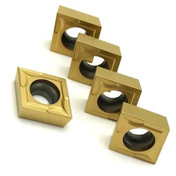 

20PCS Carbide Inserts CCMT120404 US735 External Turning Tools CCMT 120404 Turning Inserts Hard Alloy CNC tool